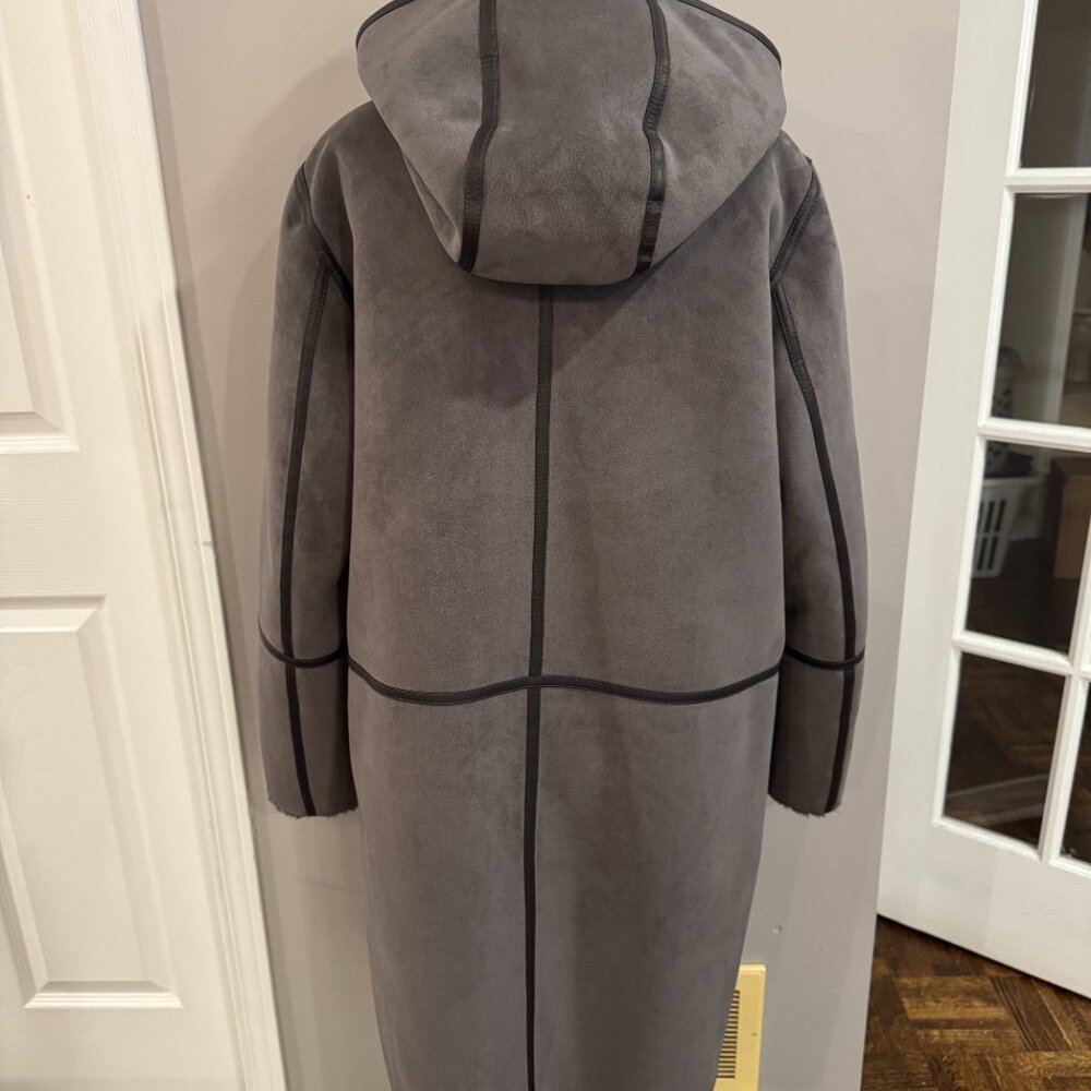 Rino & Pelle Ova Reversible Jacket Black Grey Size 40 L - Picture 4 of 8